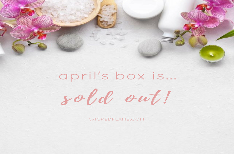 Sold Out: April's Sakura Candle Subscription + Spa Box