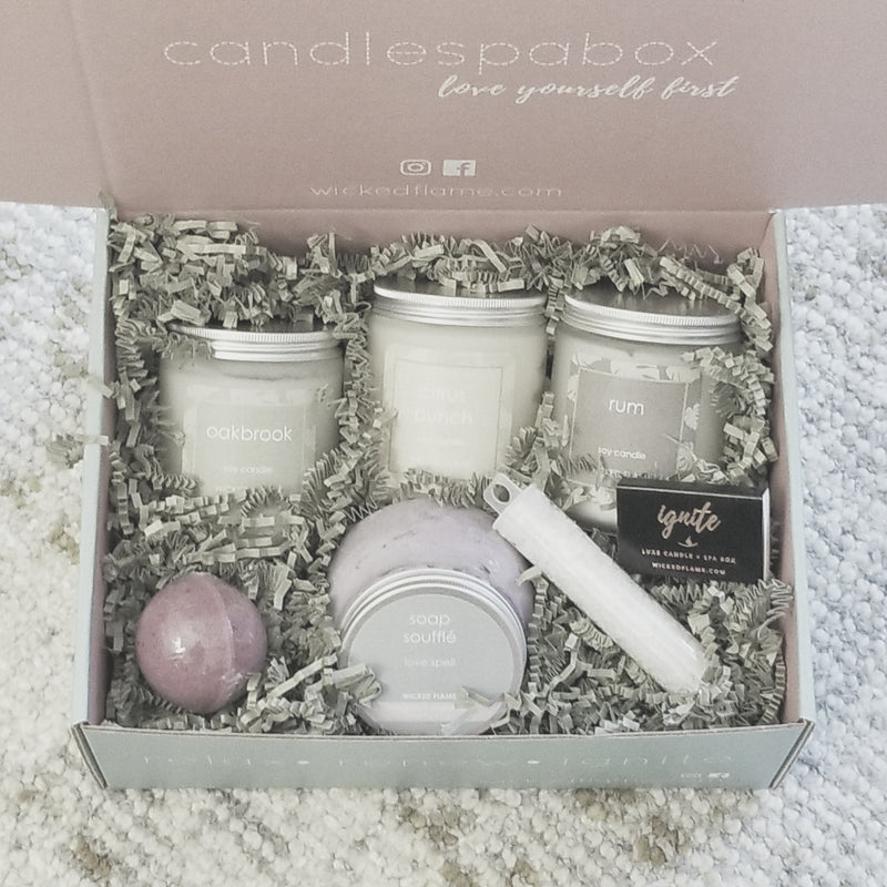 July Candle + Spa Box: Margarita Villa
