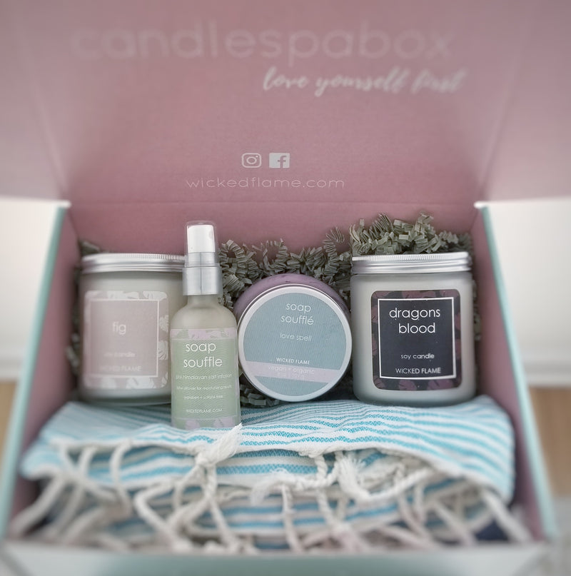 August Candle + Spa Box: Harmony