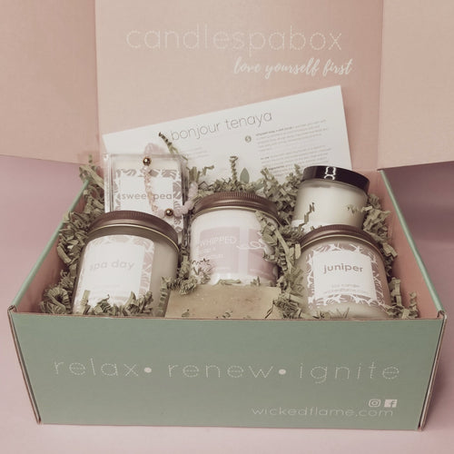 Spa Subscription Box Candle Subscription + Spa Box | Wicked Flame