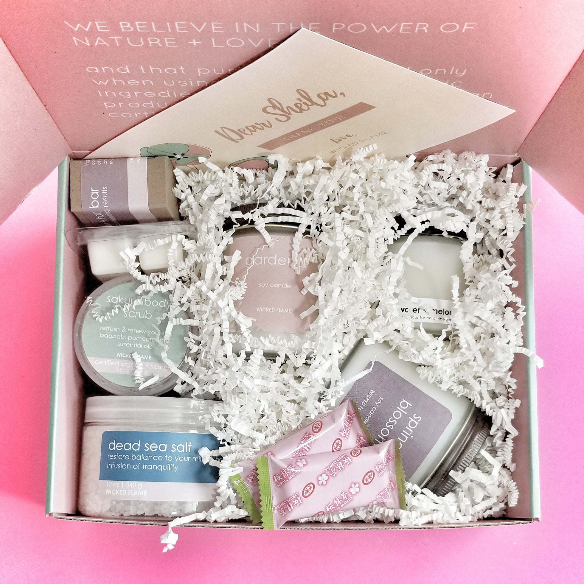 Spa Subscription Box Monthly Candle Subscription + Spa Box | Wicked Flame