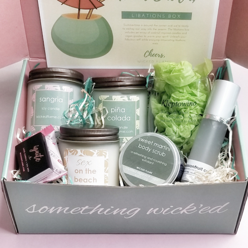 Spa Subscription Box Candle Subscription + Spa Box | Monthly Candle Boxes | Wicked Flame